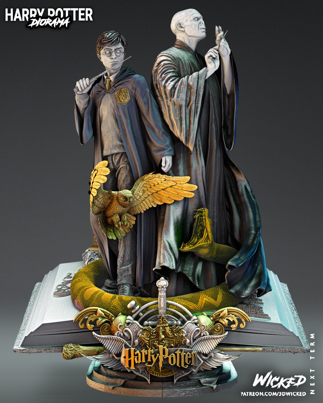 HARRY POTTER SCULPTURE