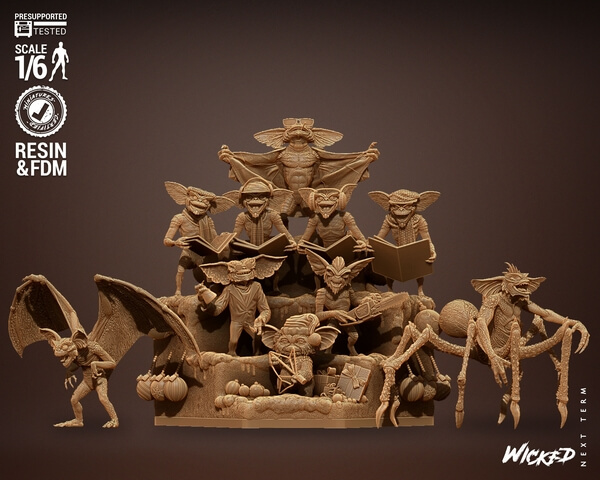 Wicked 3D Patreon: Gremlins STL 3D Printing