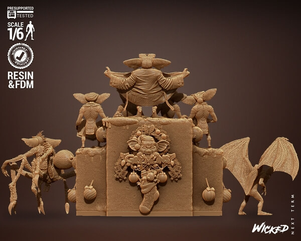 Wicked 3D Patreon The Gremlins STL 3D printing Files