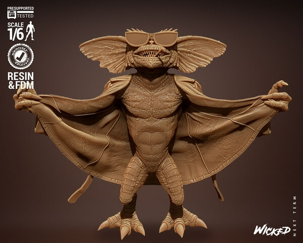 Wicked 3D Patreon The Gremlins STL 3D printing Files