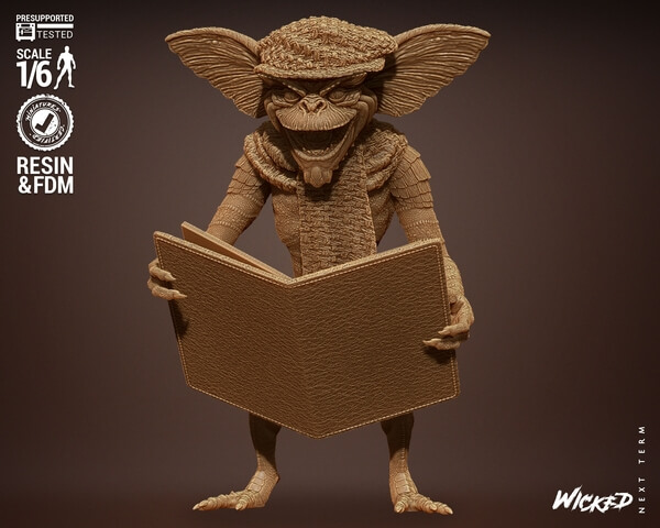 Wicked 3D Patreon The Gremlins STL 3D printing Files