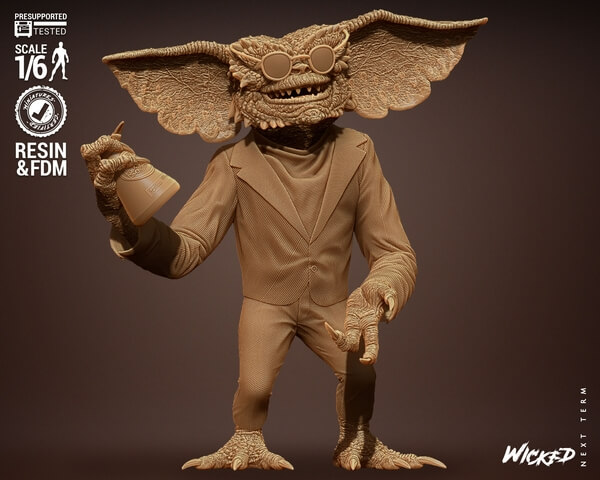 Wicked 3D Patreon The Gremlins STL 3D printing Files