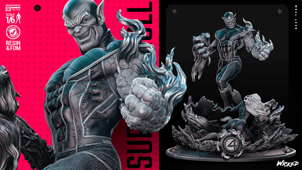 Super Skrull 3D STL Files