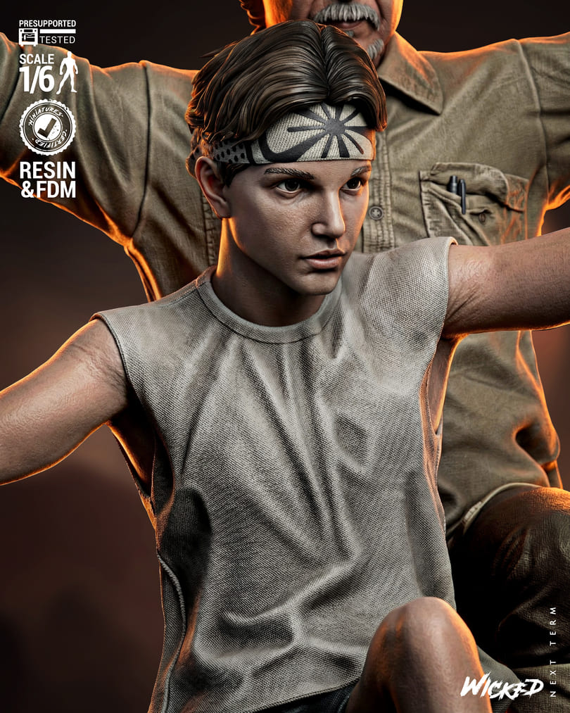 Karate Kid Diorama, Sculptures and Busts Model Pack (5 Models) - Image 6