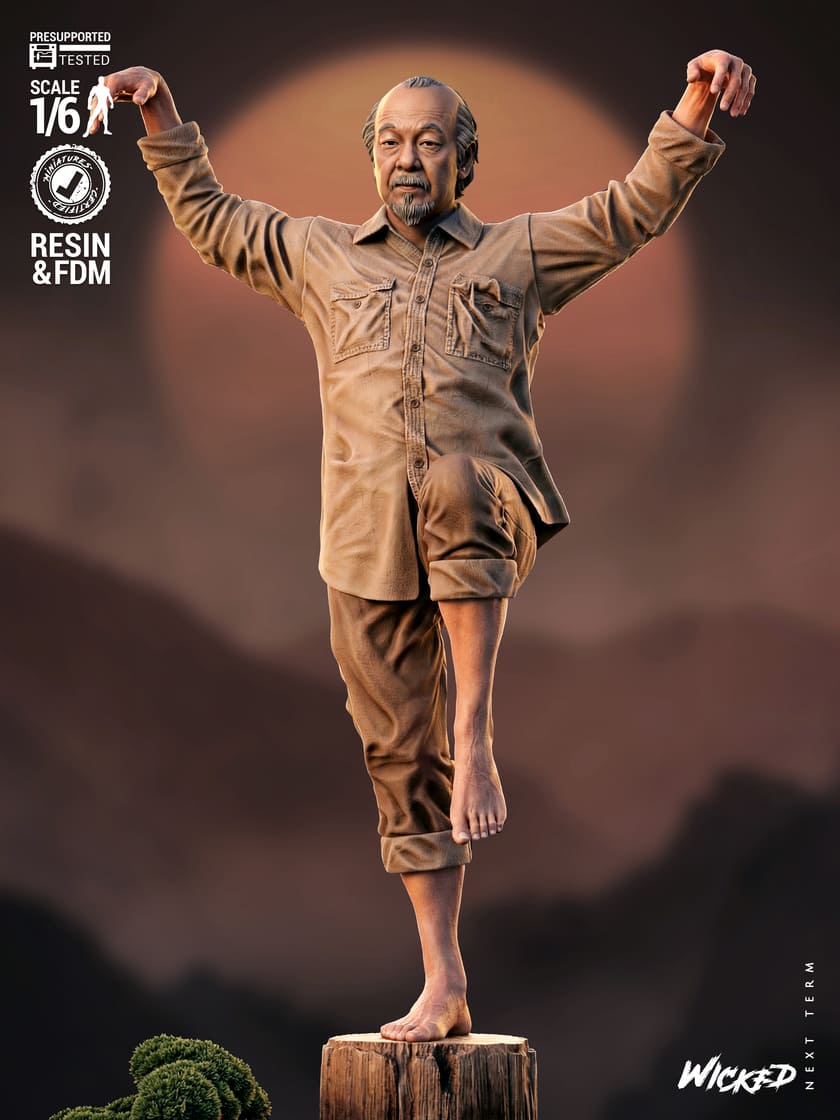 Karate Kid Diorama, Sculptures and Busts Model Pack (5 Models) - Image 8