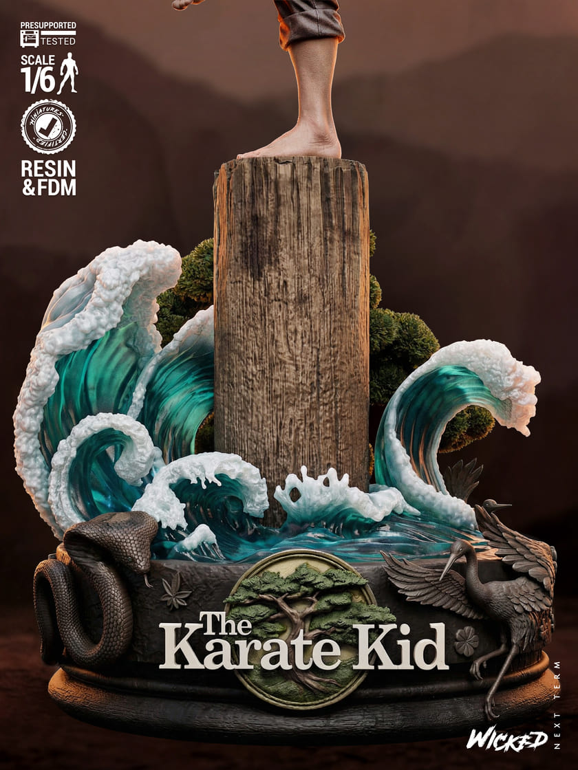 Karate Kid Diorama, Sculptures and Busts Model Pack (5 Models) - Image 11