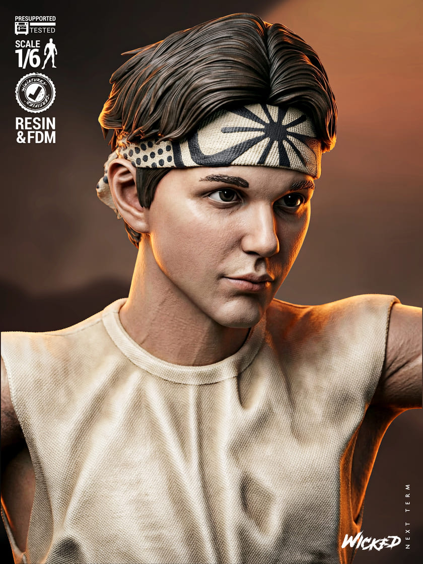 Karate Kid Diorama, Sculptures and Busts Model Pack (5 Models) - Image 14