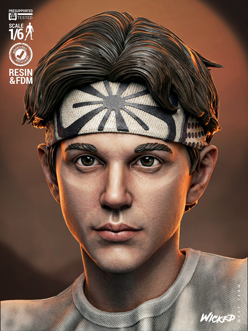 Karate Kid Diorama, Sculptures and Busts Model Pack (5 Models) - Image 15