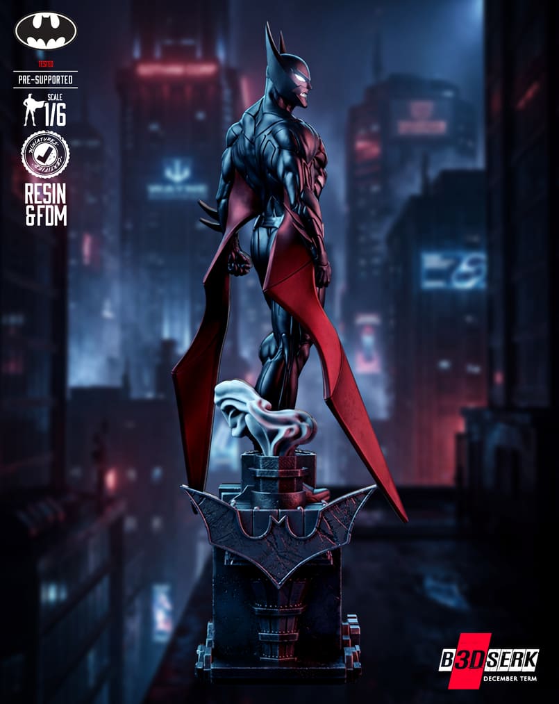 Batman Beyond Sculpture and Bust Model Pack (2 Models) - Image 5