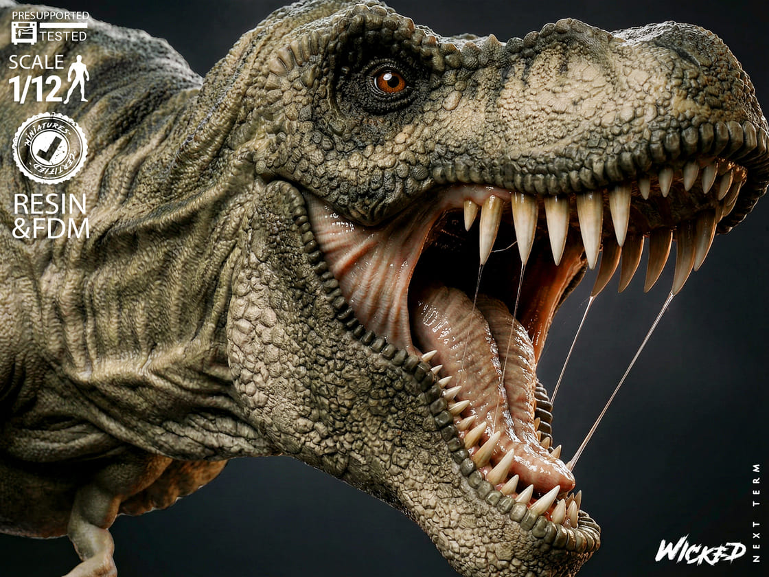 Jurassic Park Diorama, Sculptures and Busts Model Pack (5 Models) - Image 18