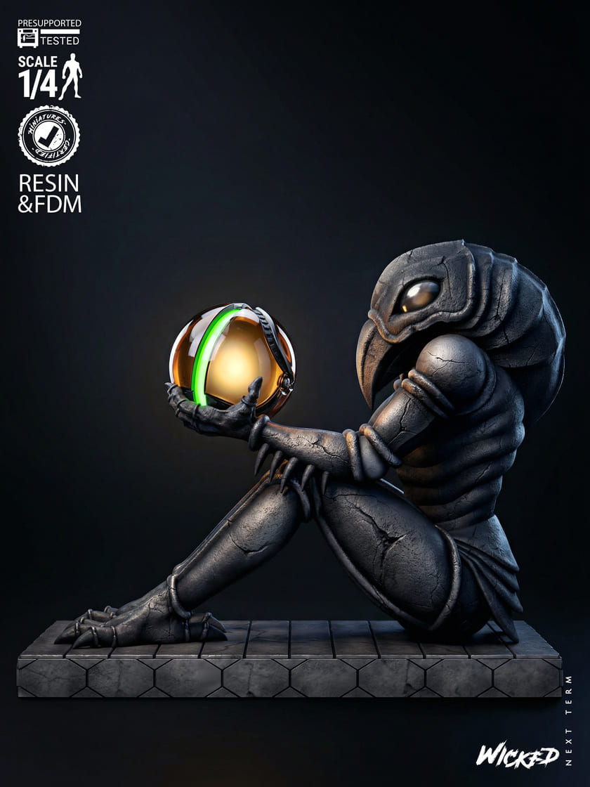 Metroid Diorama, Sculptures and Busts Model Pack (5 Models) - Image 13