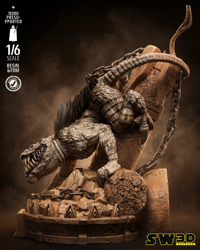 Nexu Sculpture and Wall Model Pack (2 Models) - Image 4