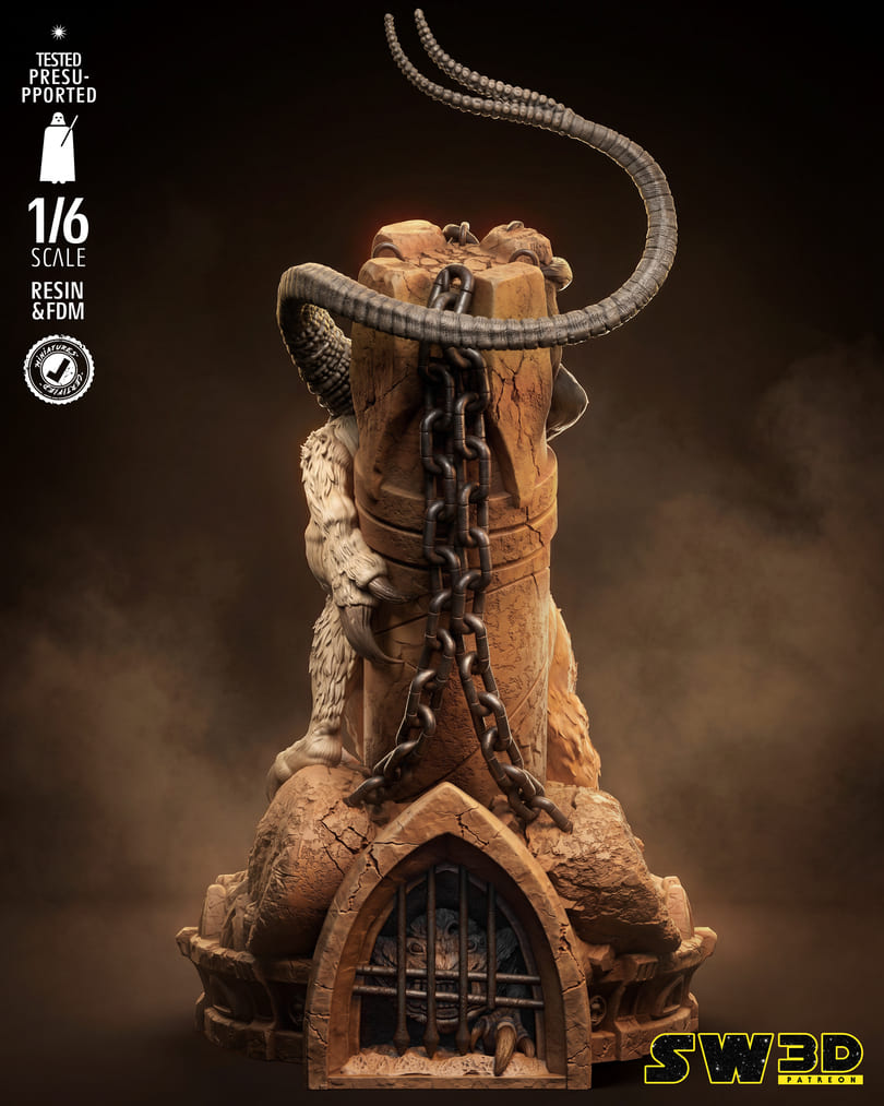 Nexu Sculpture and Wall Model Pack (2 Models) - Image 5