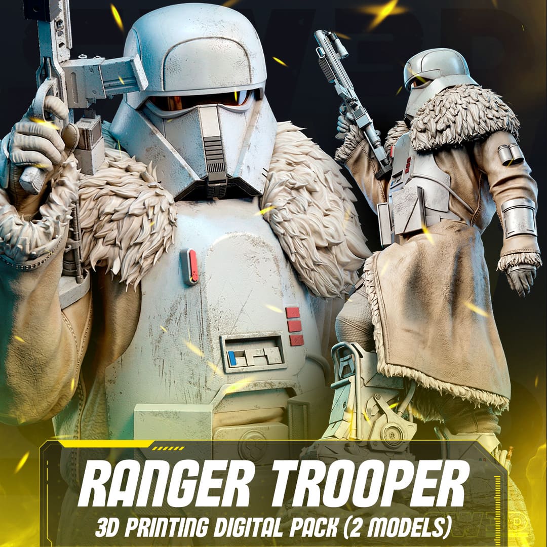 Range Trooper Sculpture and Bust Model Pack (2 Models)