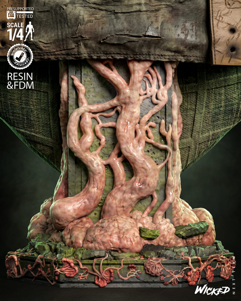 Last of Us Diorama, Sculptures and Busts Model Pack (5 Models) - Image 24
