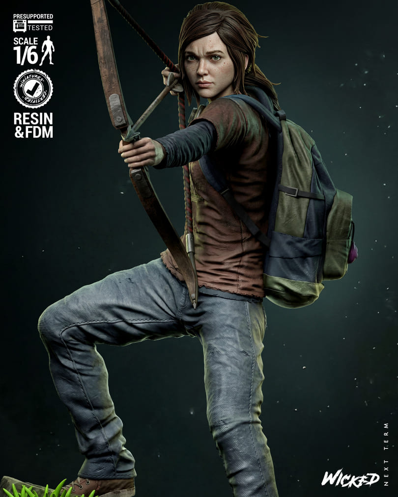 Last of Us Diorama, Sculptures and Busts Model Pack (5 Models) - Image 14
