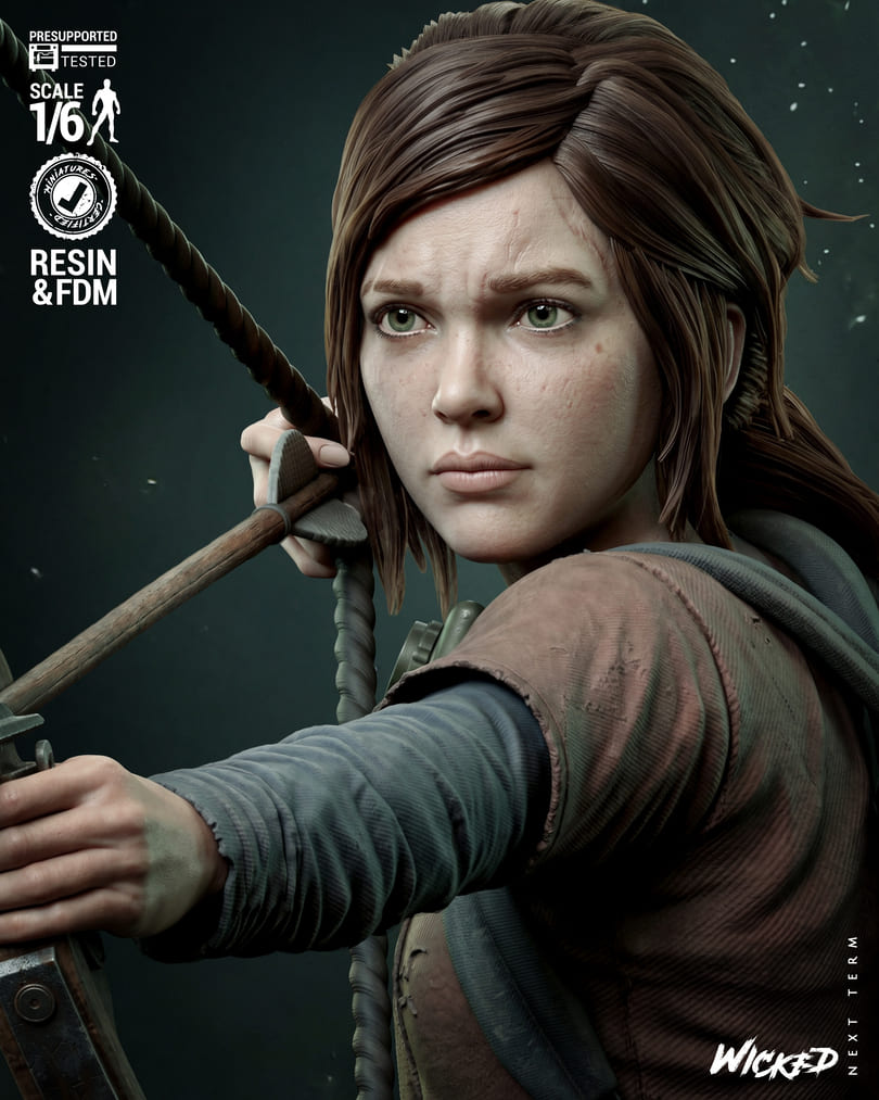 Last of Us Diorama, Sculptures and Busts Model Pack (5 Models) - Image 16