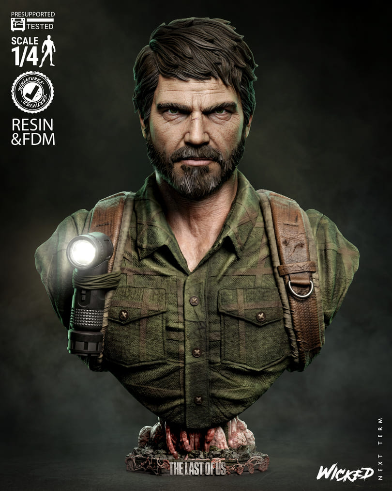 Last of Us Diorama, Sculptures and Busts Model Pack (5 Models) - Image 19