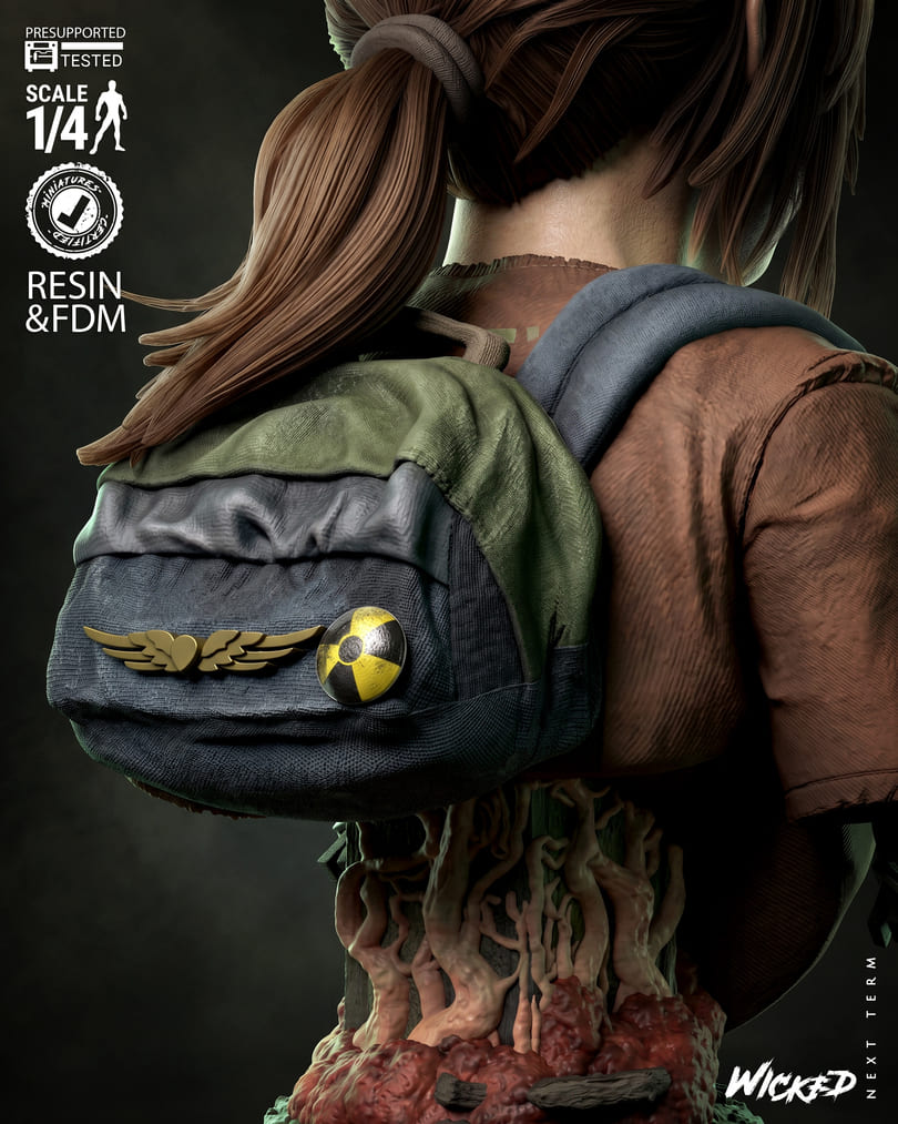 Last of Us Diorama, Sculptures and Busts Model Pack (5 Models) - Image 23
