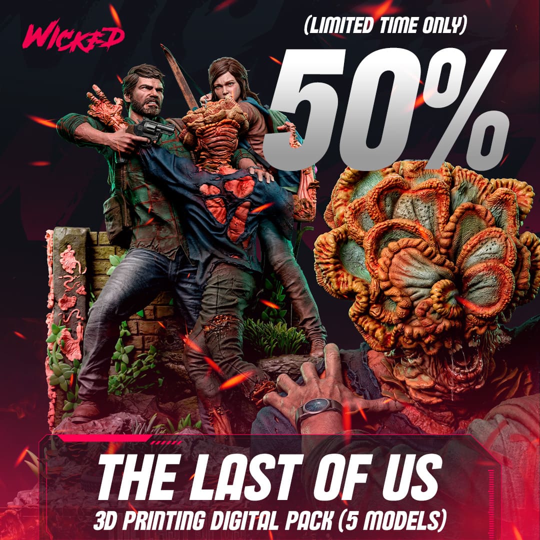 Last of Us Diorama, Sculptures and Busts Model Pack (5 Models) - Image 25