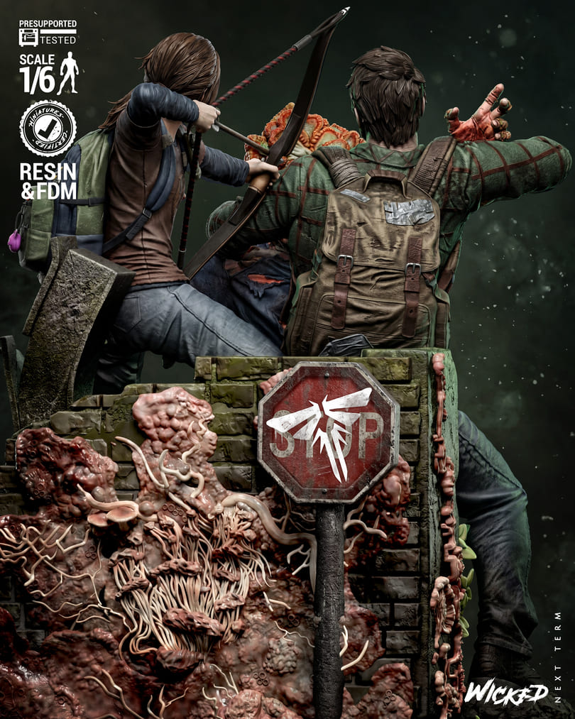 Last of Us Diorama, Sculptures and Busts Model Pack (5 Models) - Image 5
