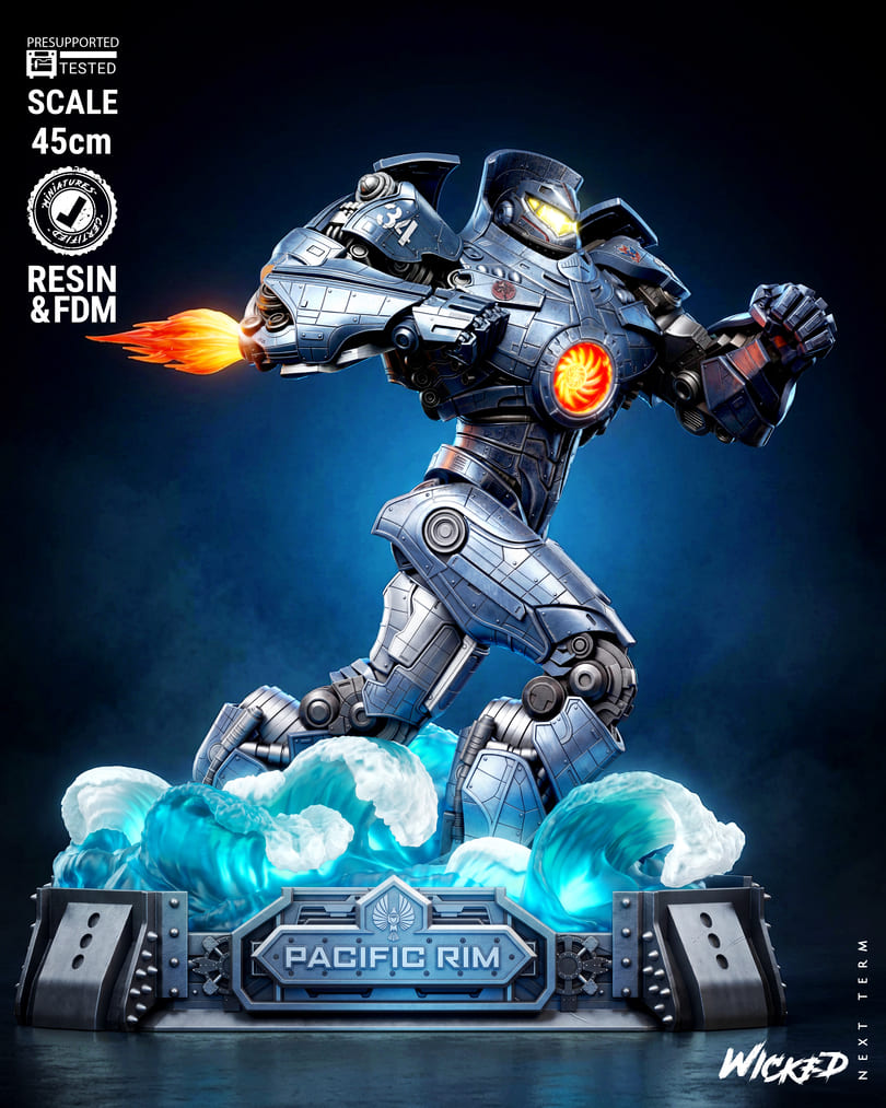 Pacific Rim Diorama, Sculptures and Busts Model Pack (5 Models) - Image 11