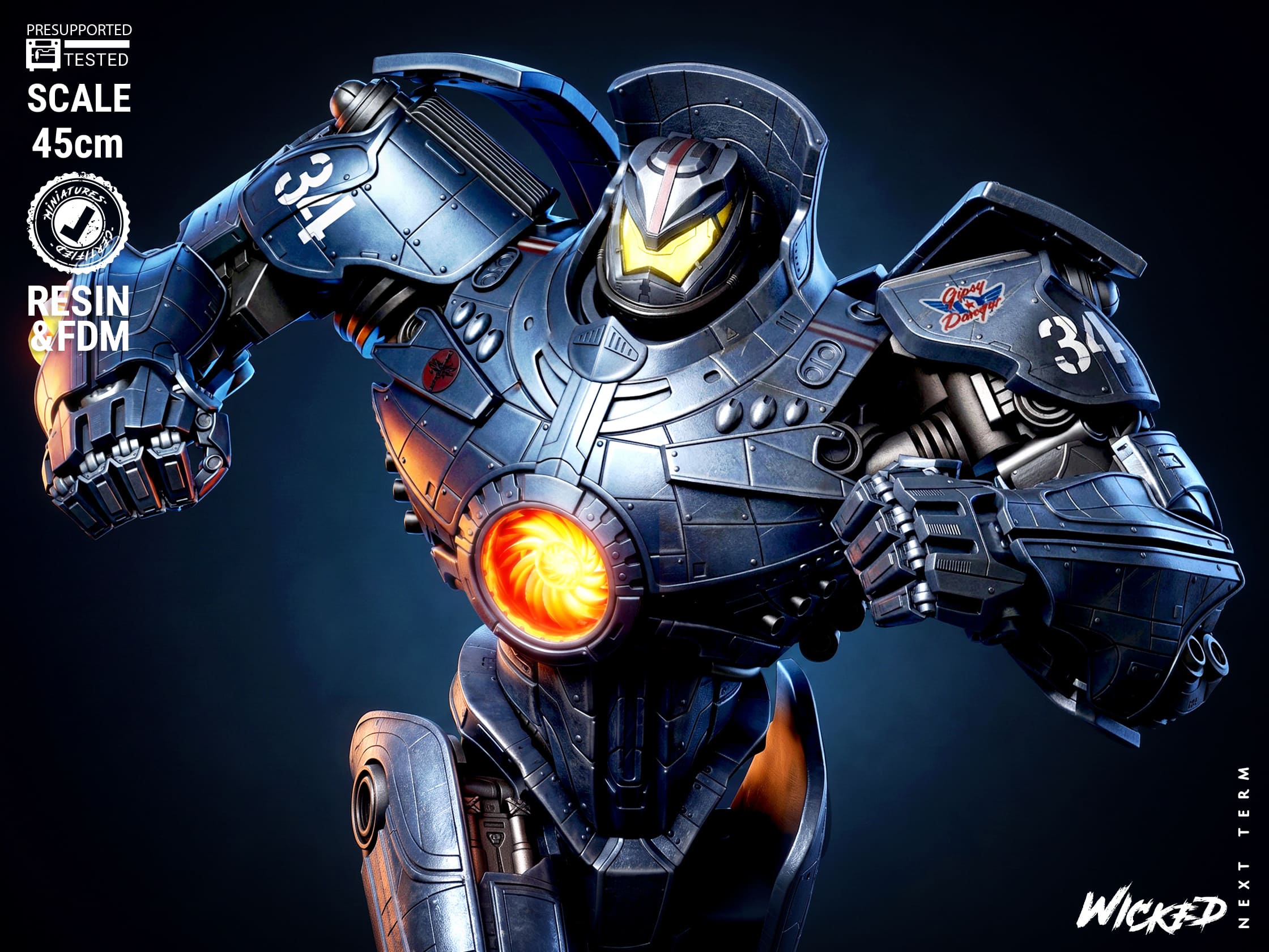 Pacific Rim Diorama, Sculptures and Busts Model Pack (5 Models) - Image 12