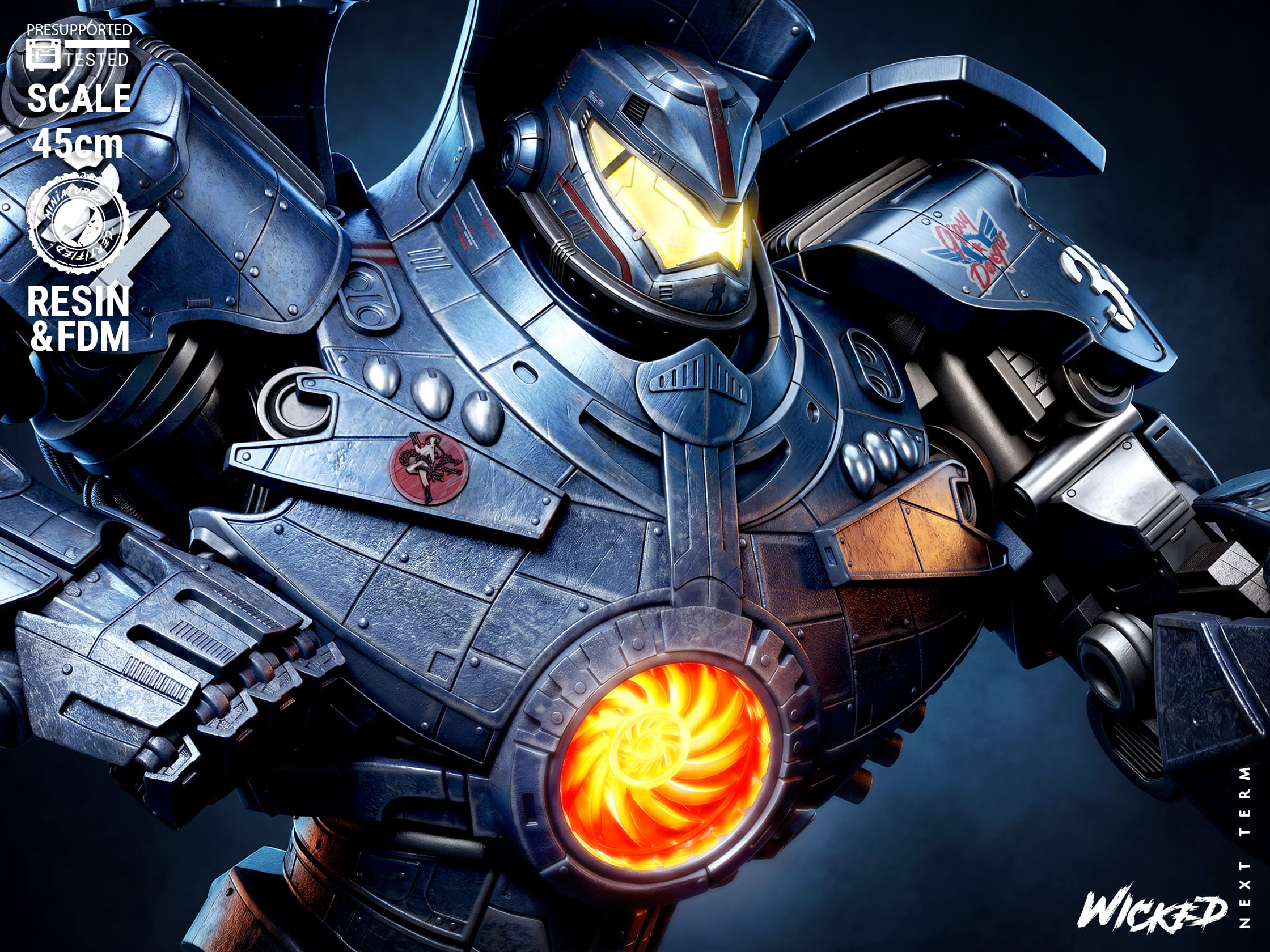 Pacific Rim Diorama, Sculptures and Busts Model Pack (5 Models) - Image 13