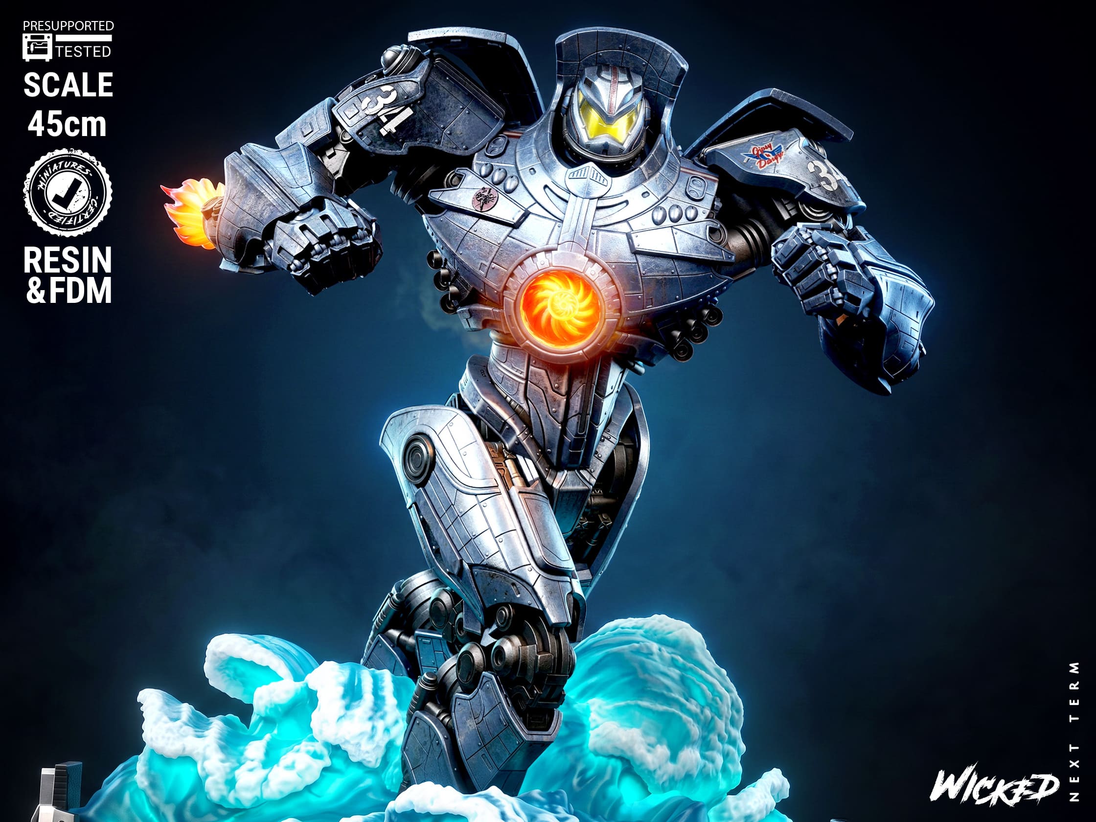Pacific Rim Diorama, Sculptures and Busts Model Pack (5 Models) - Image 14