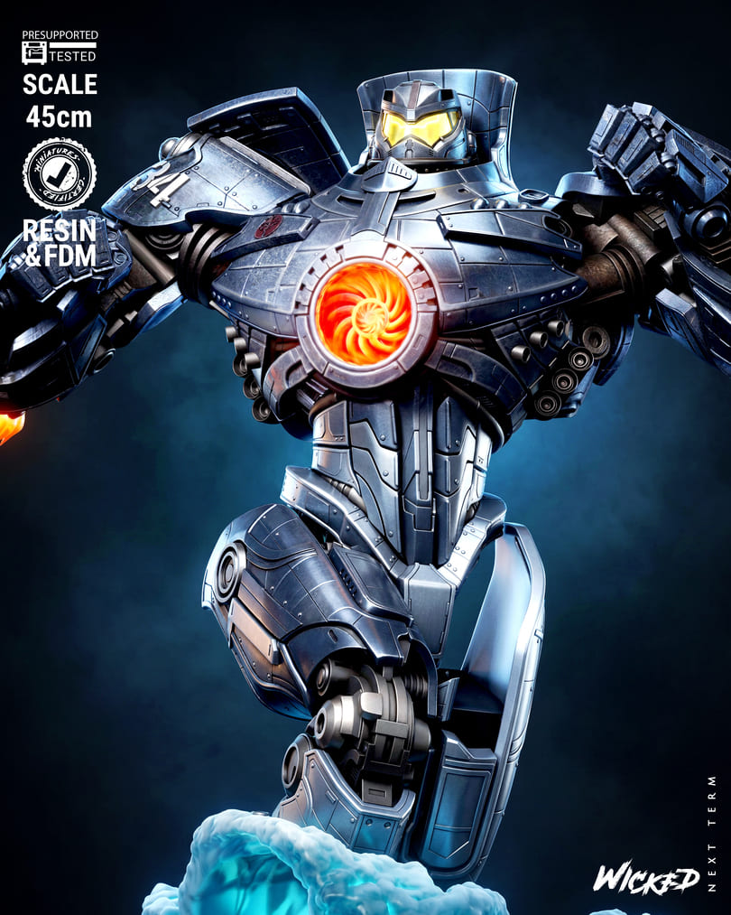 Pacific Rim Diorama, Sculptures and Busts Model Pack (5 Models) - Image 16