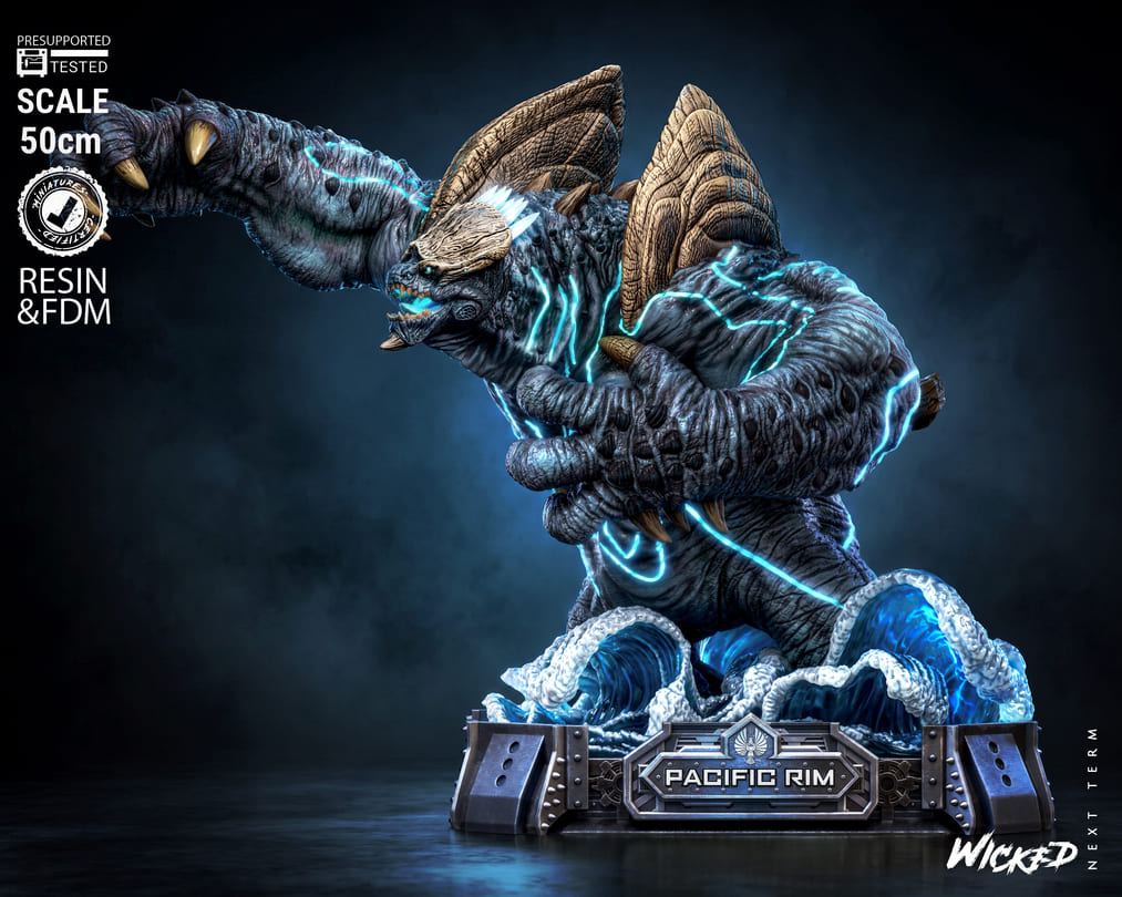 Pacific Rim Diorama, Sculptures and Busts Model Pack (5 Models) - Image 17