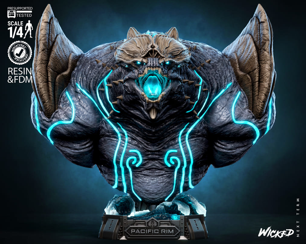Pacific Rim Diorama, Sculptures and Busts Model Pack (5 Models) - Image 25