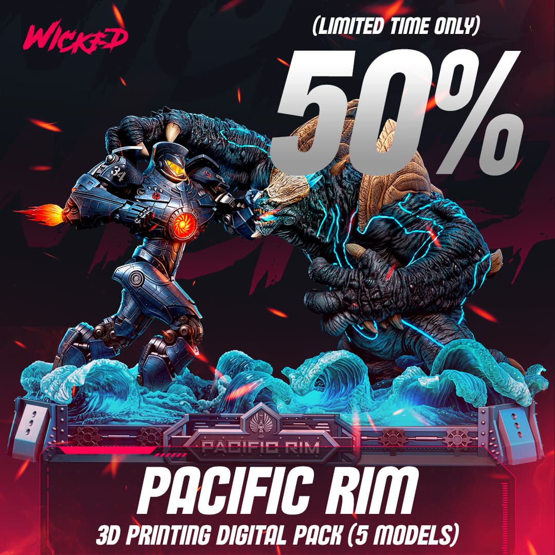 Pacific Rim Diorama, Sculptures and Busts Model Pack (5 Models) - Image 28